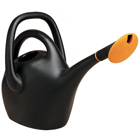Bloem 2.6-Gallon Black Plastic Classic Watering Can
