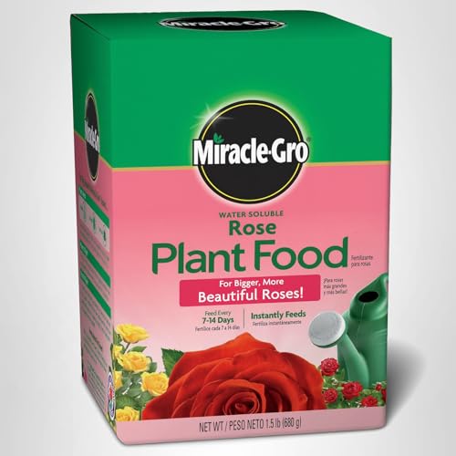 Miracle-Gro Water Soluble Rose Plant Food, 1.5 Lb