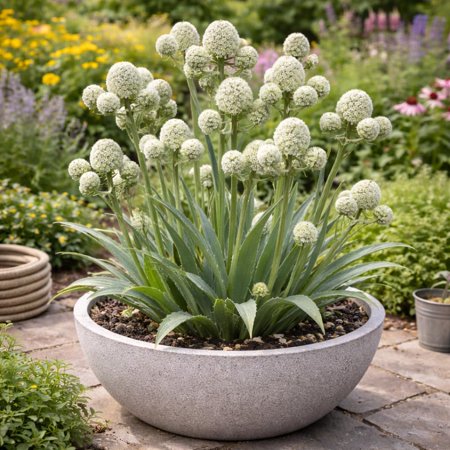Rattlesnake Master Plug Plant – Eryngium Yuccifolium Native Perennial – Architectural Prairie Plant – Pollinator Favorite (5)