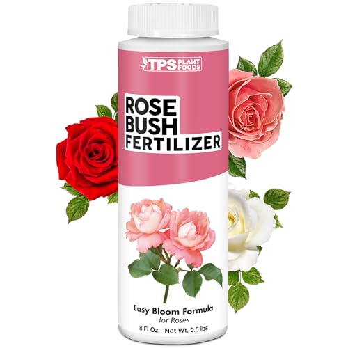 Rose Bush Fertilizer – Liquid Plant Food for More Blooms, 8 Oz