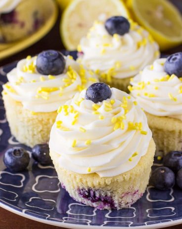 Lemon Blueberry Cupcakes