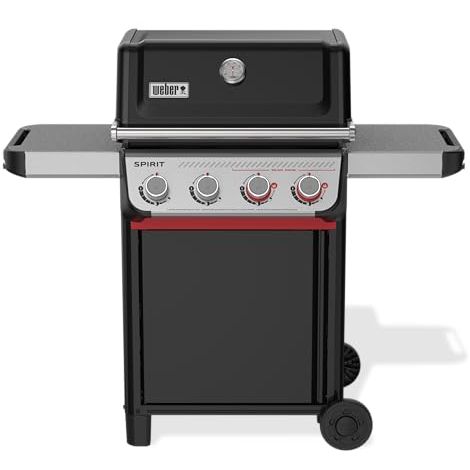 Weber Spirit E-425 Liquid Propane Gas Grill for Outdoor Cooking and Bbq, 4 Burner, Black – Porcelain-Enameled Cast-Iron Grates, 2 Boost Burners &sear Zone Weber Spirit E-425 Liquid Propane Gas Grill for Outdoor Cooking and Bbq, 4 Burner, Black – Porcelain-Enameled Cast-Iron Grates, 2 Boost Burners &sear Zone