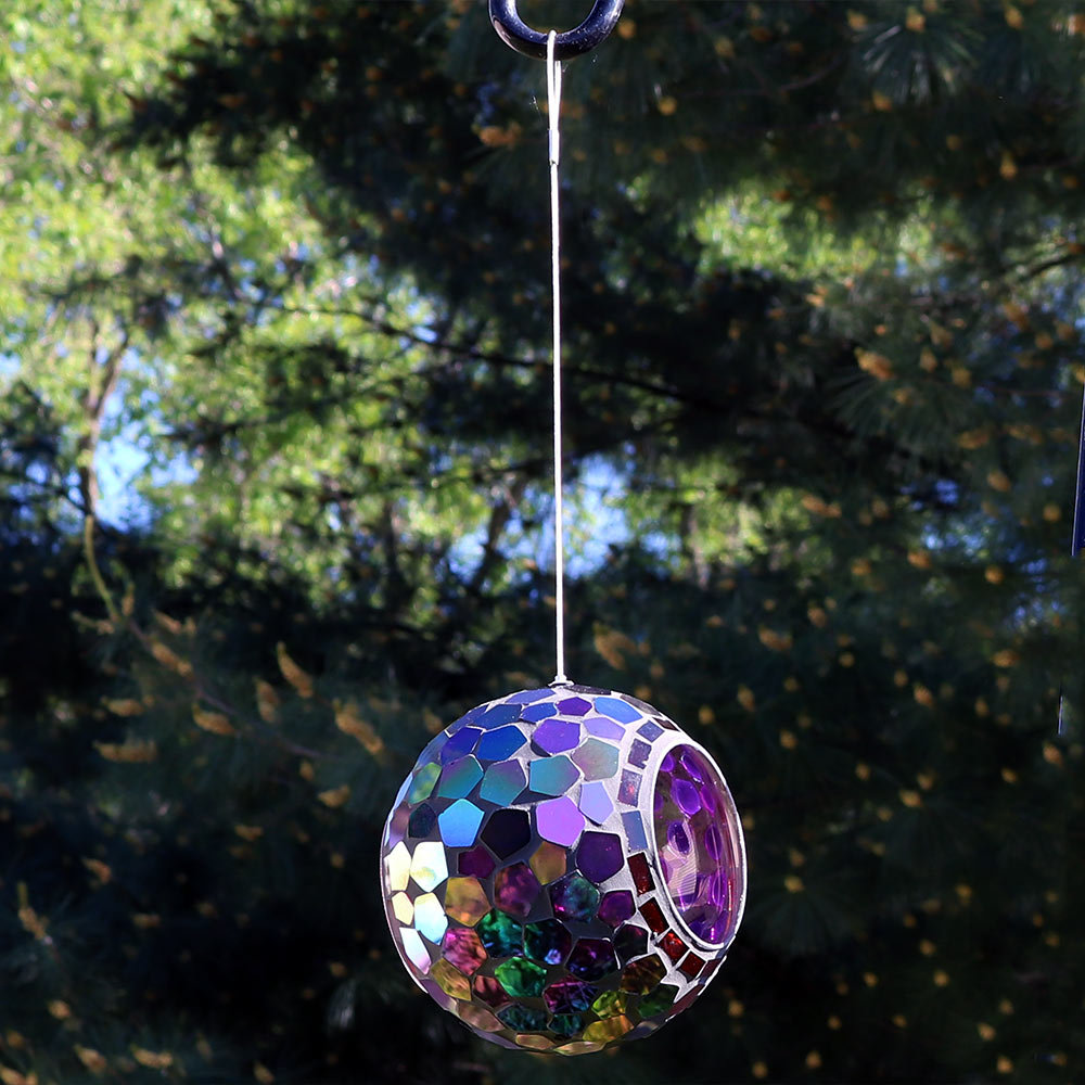 Tucker Murphy Pet™ Huebner Mosaic Glass Fly-Through Hanging Bird Feeder, 1-Cup Capacity & Reviews | Wayfair