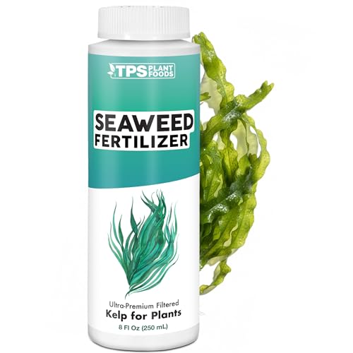 Seaweed Fertilizer – Organic Liquid Kelp Plant Food for All Plants, 8 Oz
