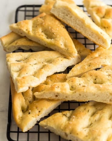 focaccia wedges focaccia wedges