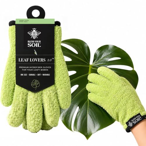 Bless Your Soil Microfiber Plant Dusting & Leaf Cleaning Gloves, 1 Pair