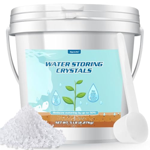 5lb Water Storing Crystals for Plants With Spoon, Water Gel Solves Plant Over-Watering and Drought Problems, Keeps the Soil Moist, Small Water Storing Polymer Crystals for Plants Candle - by Oycevila 5lb Water Storing Crystals for Plants With Spoon, Water Gel Solves Plant Over-Watering and Drought Problems, Keeps the Soil Moist, Small Water Storing Polymer Crystals for Plants Candle - by Oycevila