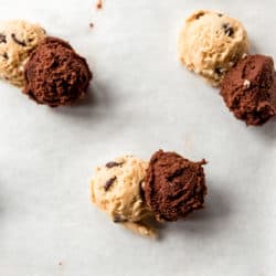 Brookies Cookies are a deliciously fun mashup of two of our favorite desserts: brownies and chocolate chip cookies! Soft and chewy with plenty of chocolate chips, these are always a hit with the family!