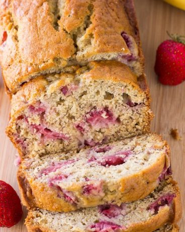 Strawberry Banana Bread