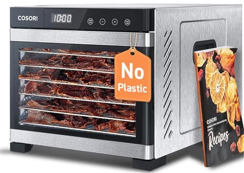 Cosori Food Dehydrator, Bigger Than 7 Trays With Large 6.5 Ft² Drying Space Cosori Food Dehydrator, Bigger Than 7 Trays With Large 6.5 Ft² Drying Space