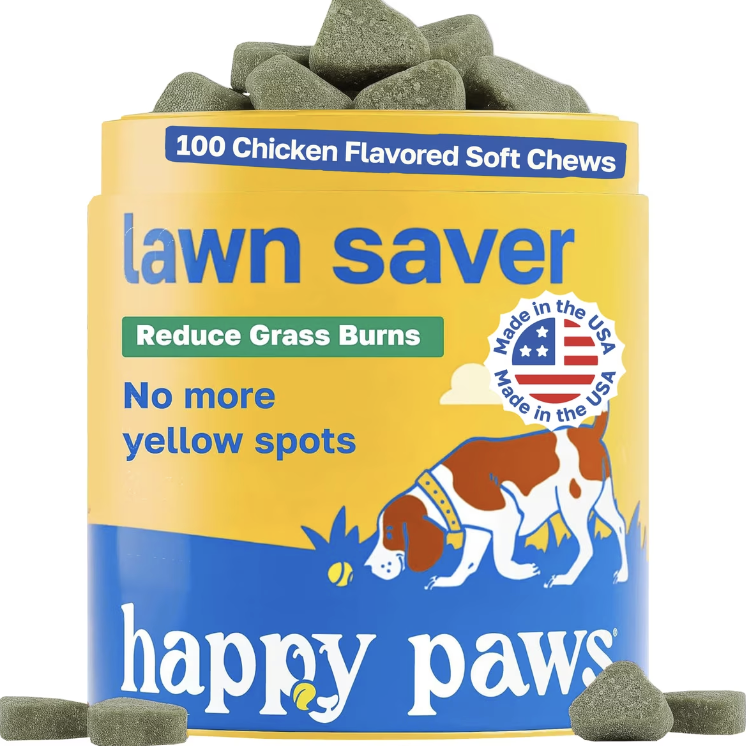 Happy Paws Lawn Saver Soft Chews Supplement for Dogs Happy Paws Lawn Saver Soft Chews Supplement for Dogs