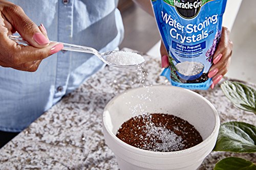 Miracle-Gro Water Storing Crystals - Soil Moisture Retention Crystals for Indoor and Outdoor Plants - 12 Oz. Miracle-Gro Water Storing Crystals - Soil Moisture Retention Crystals for Indoor and Outdoor Plants - 12 Oz.